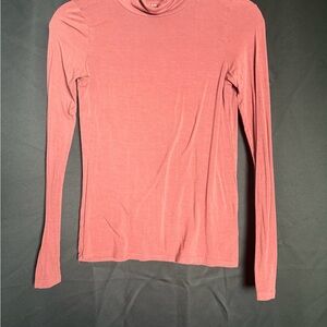 American Eagle Outfitters Long Sleeve Top - Dusty Rose